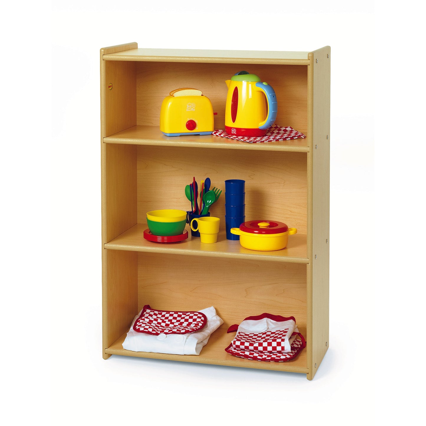 Angeles Value Line Narrow 3-Shelf Storage - 24"L x 12"W x 36"H (ANG7083) - SchoolOutlet