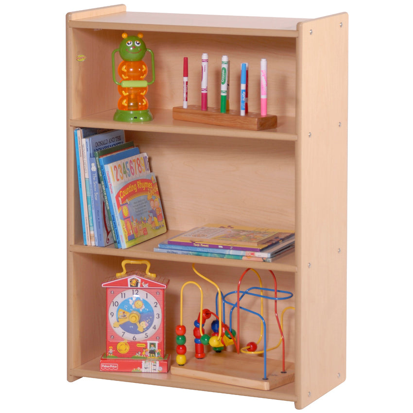 Angeles Value Line Narrow 3-Shelf Storage - 24"L x 12"W x 36"H (ANG7083) - SchoolOutlet