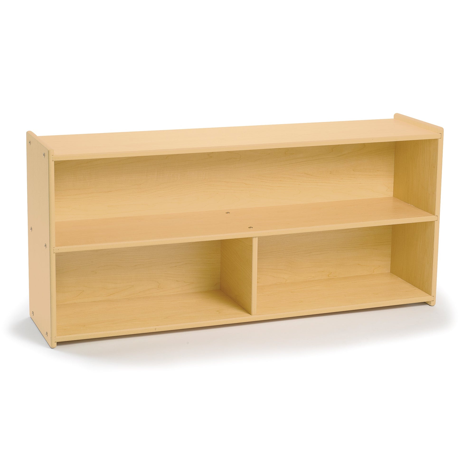 Angeles Value Line Toddler 2-Shelf Storage - 48"L x 12"W x 23"H (ANG7148) - SchoolOutlet