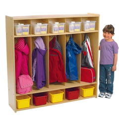 Angeles Value Line 5-Section Locker - 48"L x 12"W x 48"H (ANG7154)