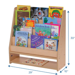 Angeles Value Line Book Display - 29"L x 10"W x 30"H (ANG7159)