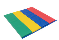 Children's Factory 4' x 4' Folding Gym Mat - Rainbow (CF321-144)