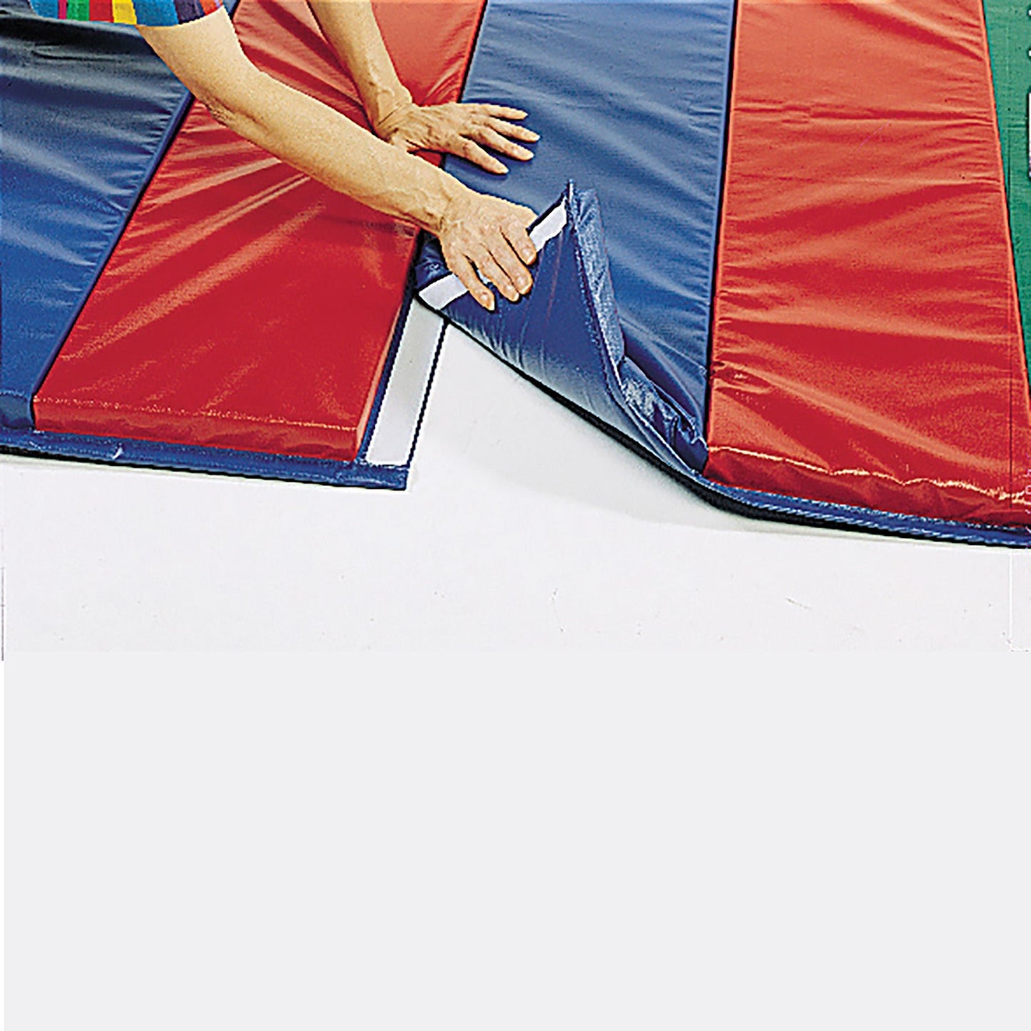 Children's Factory 4' x 6' Folding Gym Mat - Rainbow (CF321-145) - SchoolOutlet