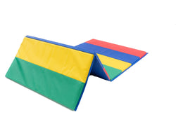 Children's Factory 4' x 8' Folding Gym Mat - Rainbow (CF321-148)