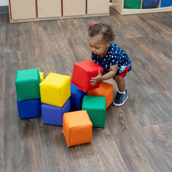 Children's Factory Patchwork Mat and Block Set - Rainbow (CF322-047)