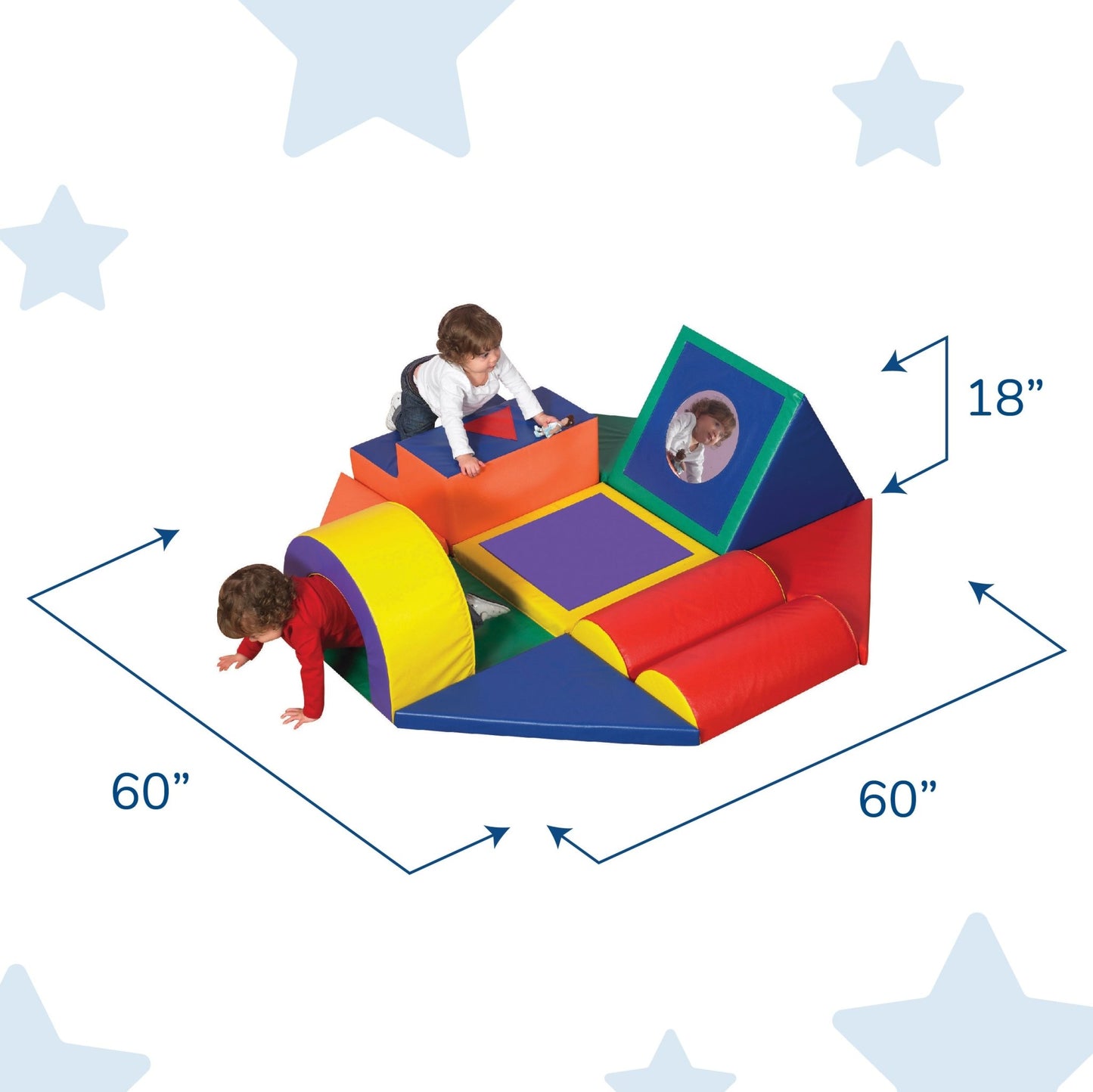 Children's Factory Shape and Play Obstacle Course (CF322-391) - SchoolOutlet