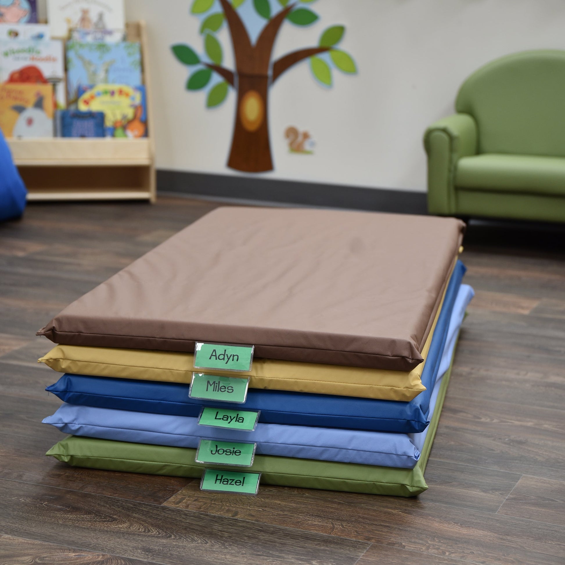 Children's Factory Nap Time Rest Mats - Set of 5 - Woodland (CF350-044) - SchoolOutlet