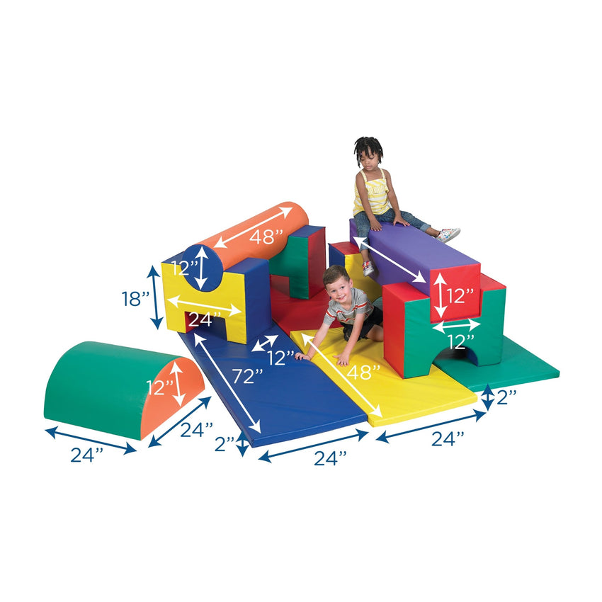 Children's Factory Jr. Activity Gym - Set of 11 (CF362-550) - SchoolOutlet