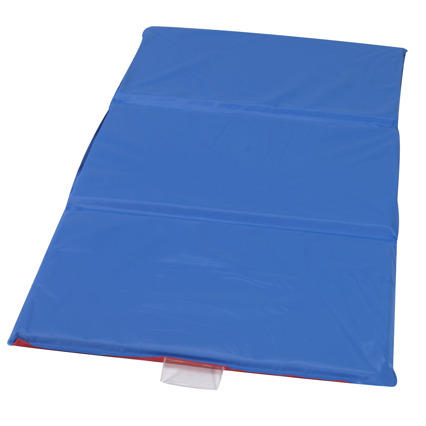 Children's Factory 1" Infection Control 3 Section Folding Rest Mat - Red/Blue (CF400-502RB) - SchoolOutlet