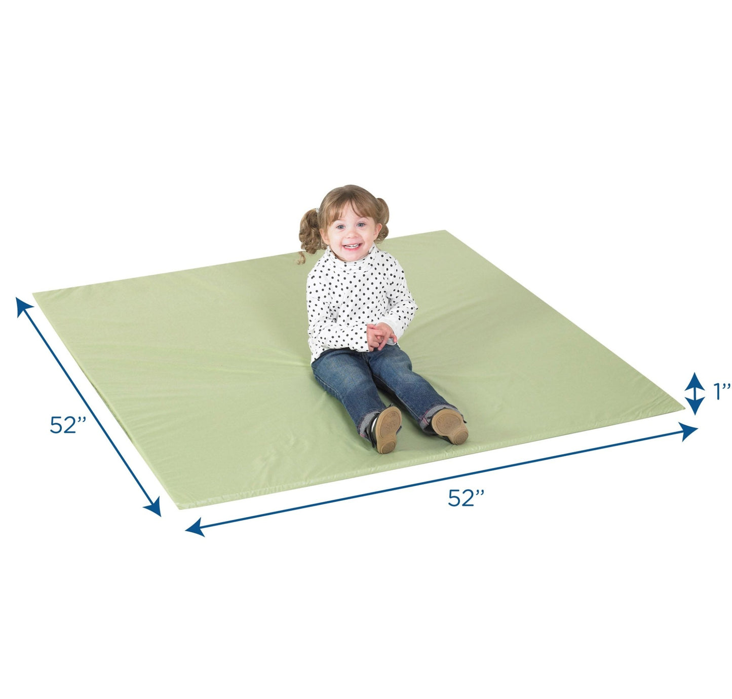 Children's Factory Two Tone Activity Mat - Sage/Fern (CF705-369) - SchoolOutlet