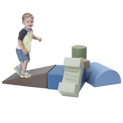 Children's Factory Climb and Play 6 Piece Play Set - Woodland (CF805-169)