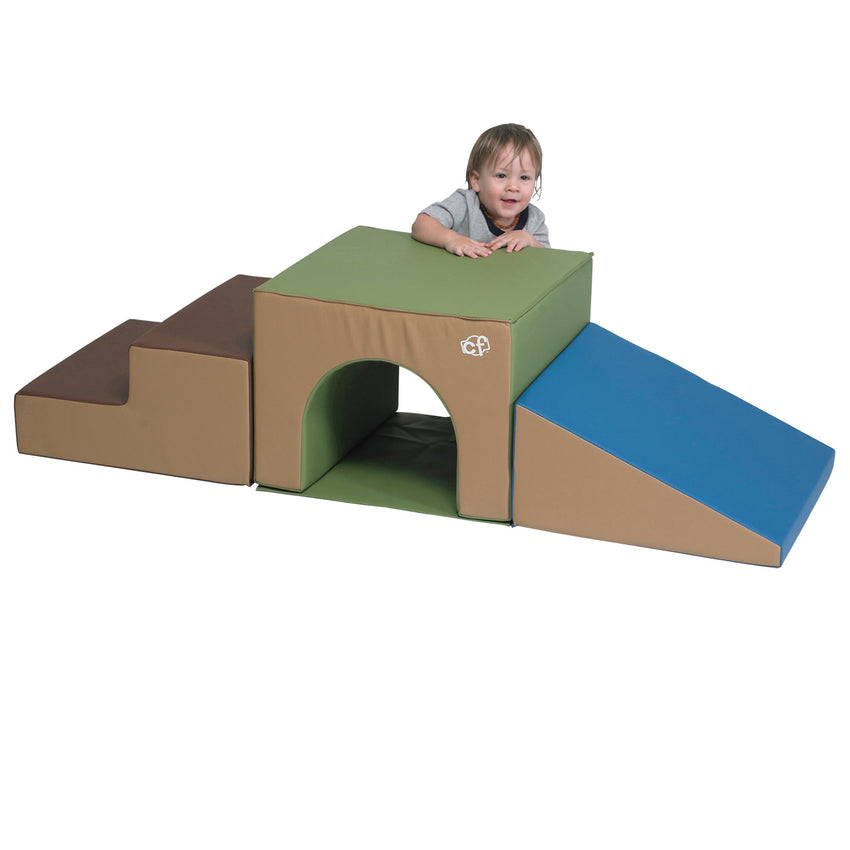 Children's Factory Tunnel Climber - Woodland (CF805-172) - SchoolOutlet