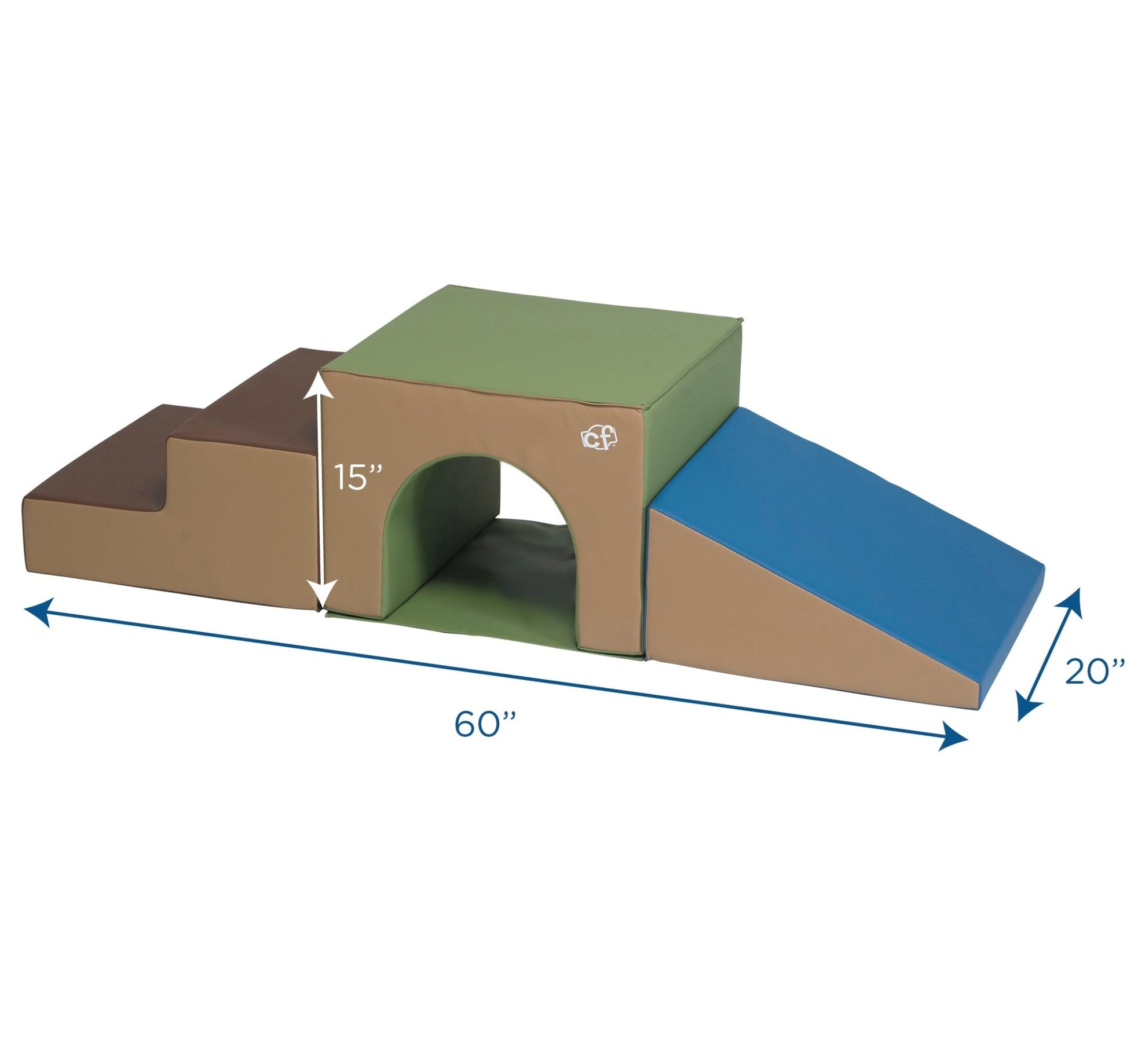 Children's Factory Tunnel Climber - Woodland (CF805-172) - SchoolOutlet