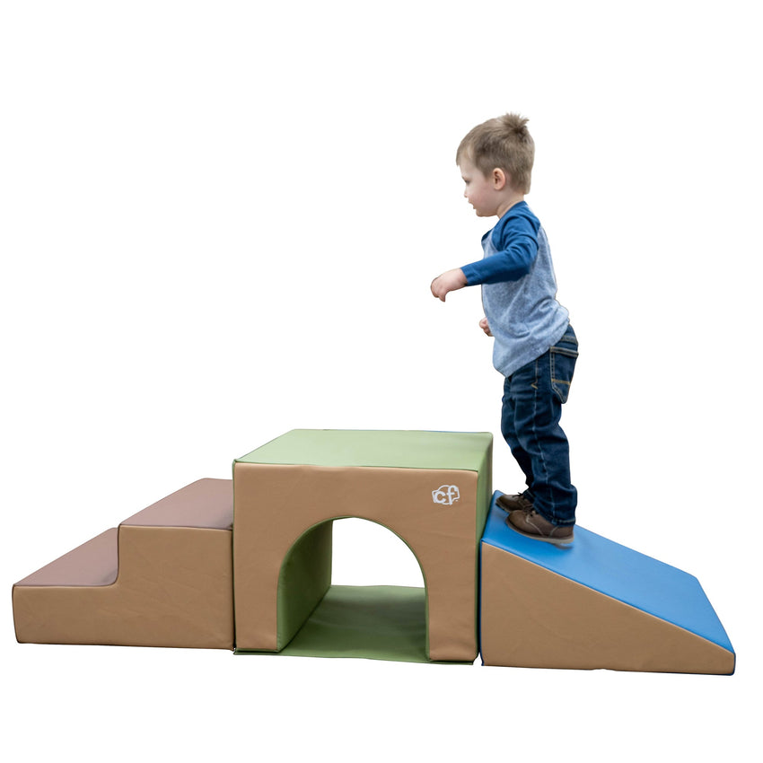 Children's Factory Tunnel Climber - Woodland (CF805-172) - SchoolOutlet