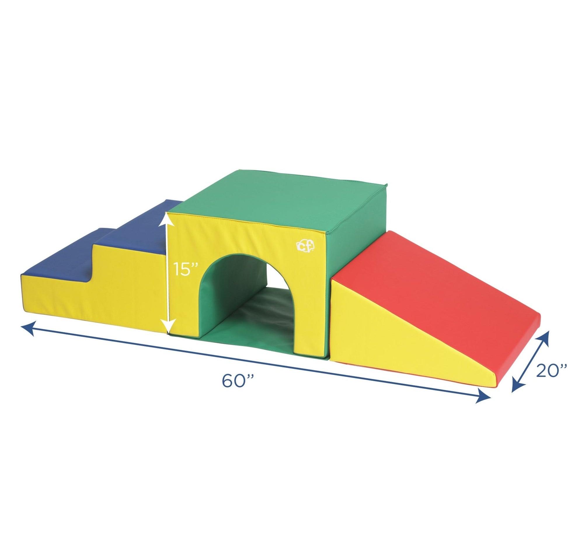 Children's Factory Tunnel Climber - Rainbow (CF805-173) - SchoolOutlet