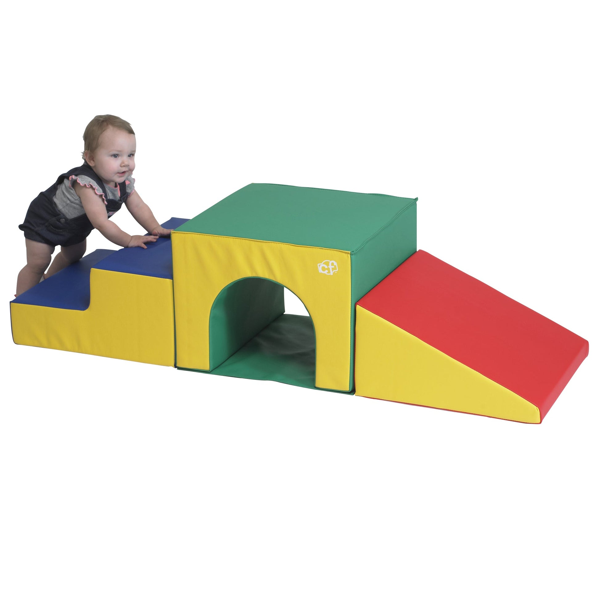 Children's Factory Tunnel Climber - Rainbow (CF805-173) - SchoolOutlet