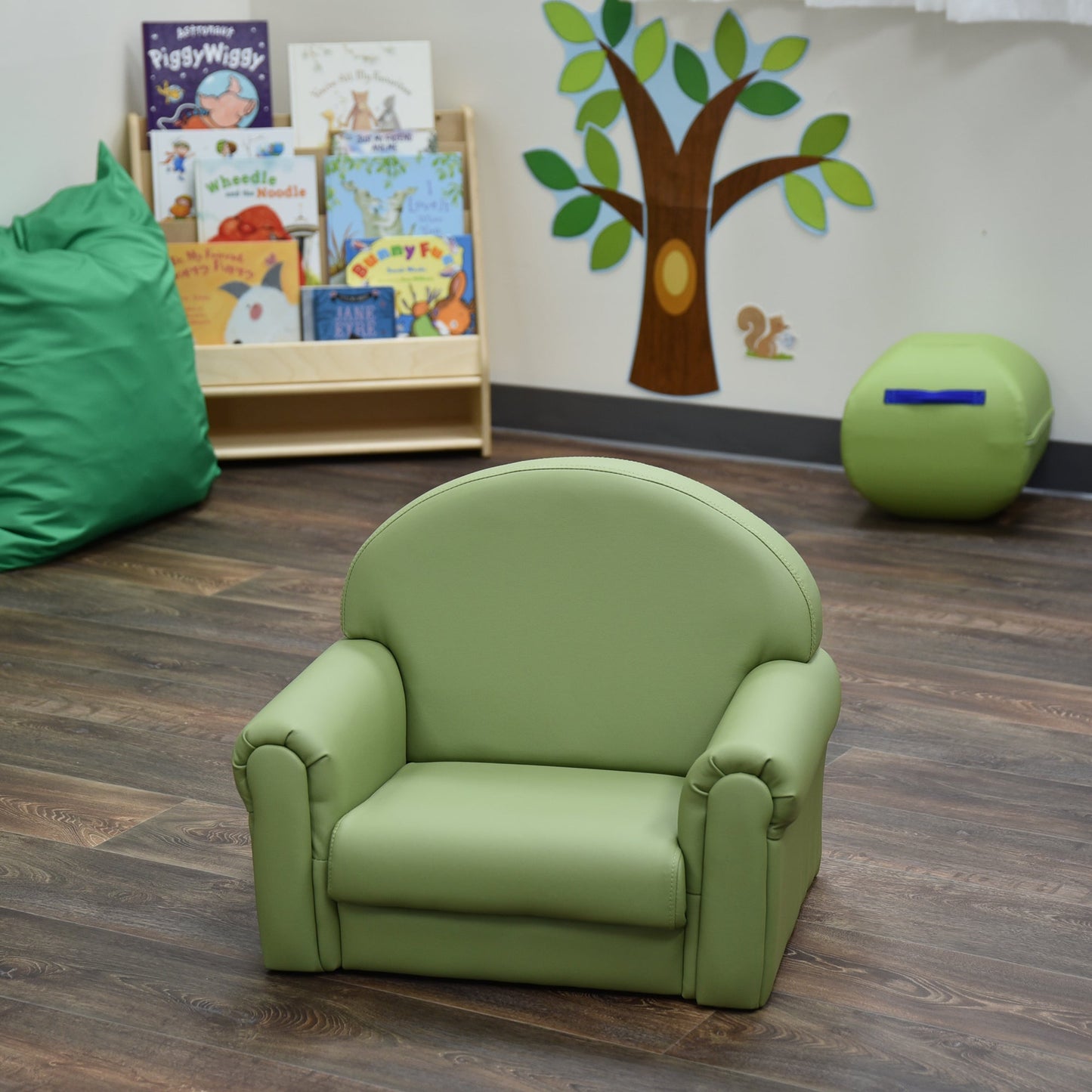 Children's Factory AS WE GROW Chair - Sage (CF805-194) - SchoolOutlet