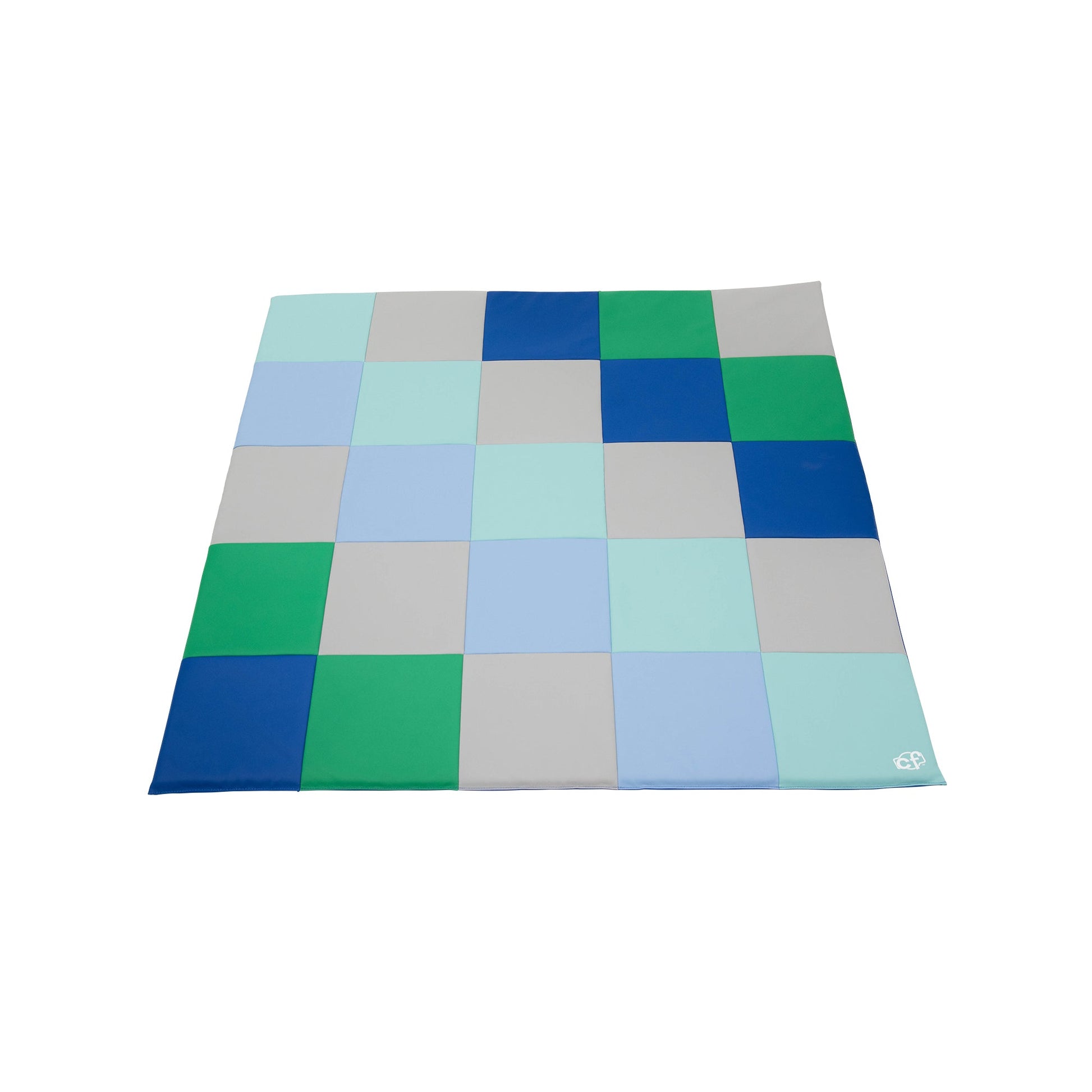 Children's Factory Patchwork Crawly Mat - Tranquility (CF805-204) - SchoolOutlet