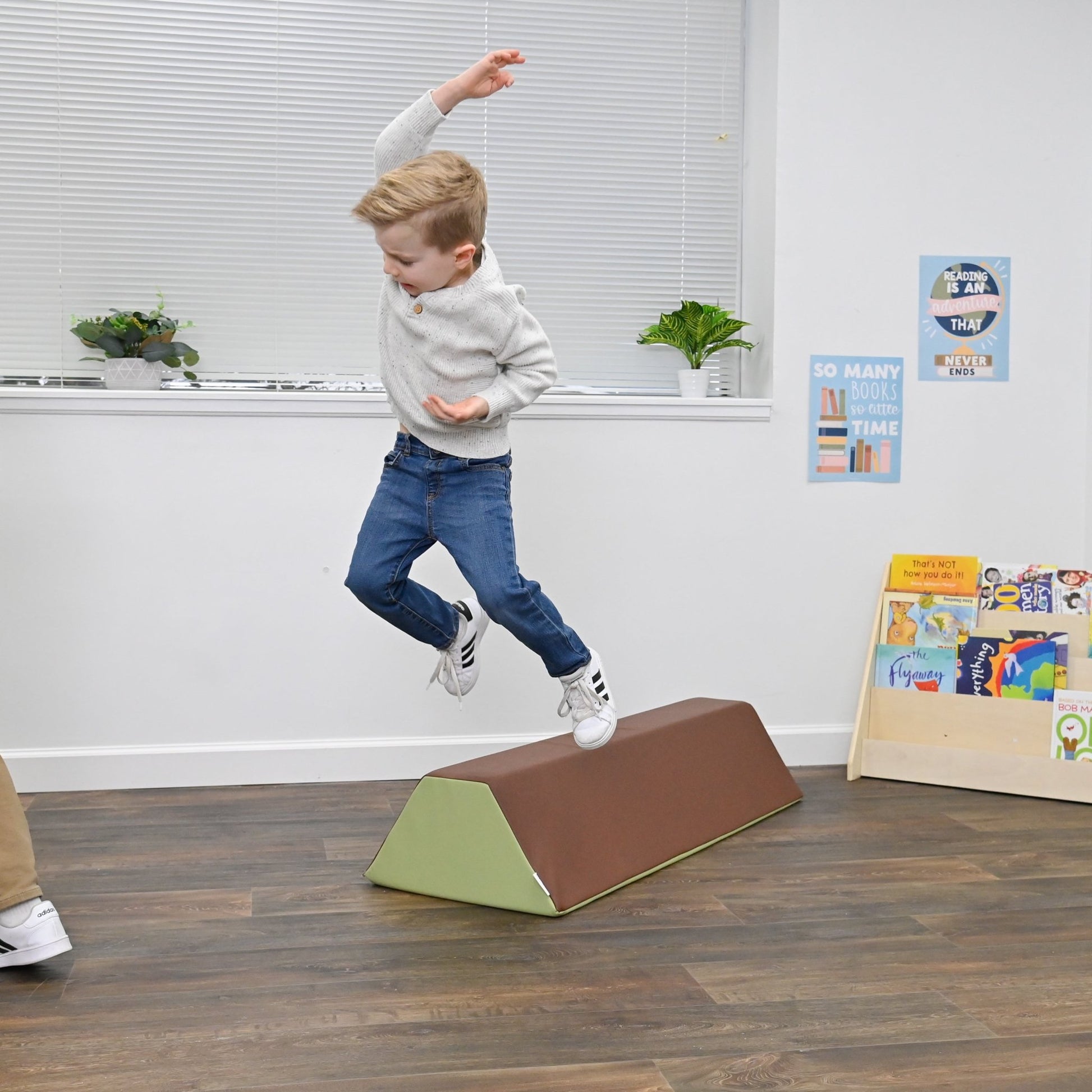 Children's Factory Soft Balance Beam - Woodland (CF805-348) - SchoolOutlet