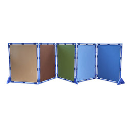 Children's Factory Big Screen PlayPanel - Set of 5 - Woodland Room Divider 59.5"H Partitions (CHI-CF900-928)