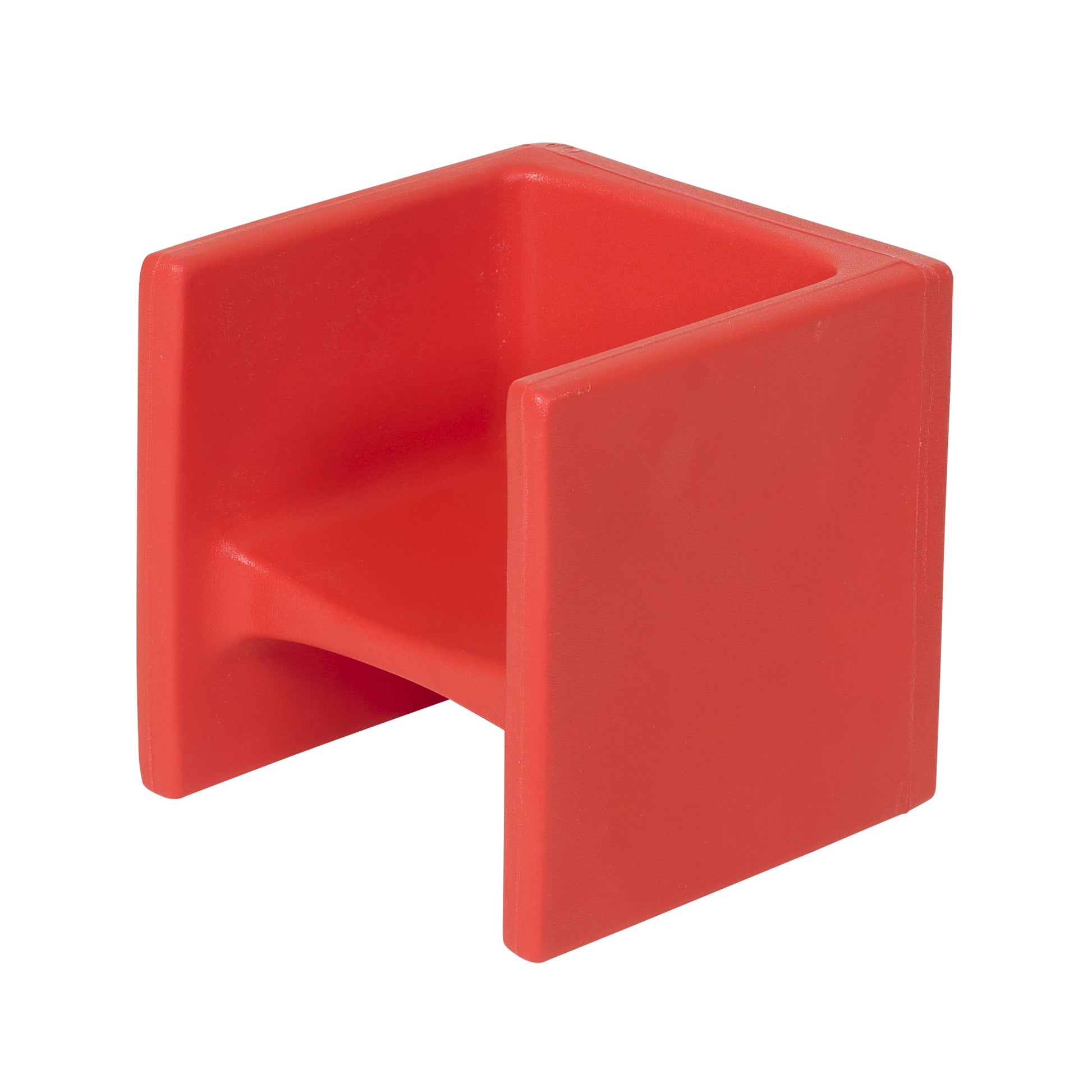 Children's Factory Cube Chair - Red (CF910-008) - SchoolOutlet