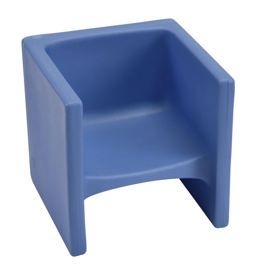 Children's Factory Cube Chair - Sky Blue (CF910-013) - SchoolOutlet