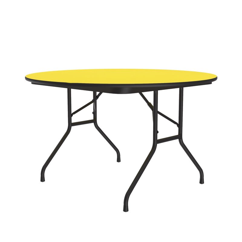 Correll - Deluxe Heavy - Duty Round Folding Table - 29'' Fixed Height - 48" Dia (CF48PX - XX) - SchoolOutlet