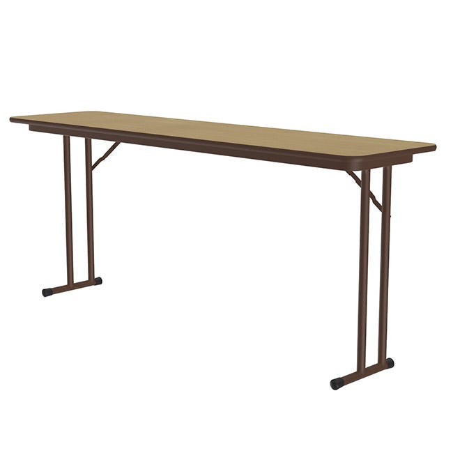 Correll - Deluxe High - Pressure Folding Seminar Table with Off - Set Leg - 29'' Fixed Height - 24" D x 72" W (ST2472PX - XX) - SchoolOutlet