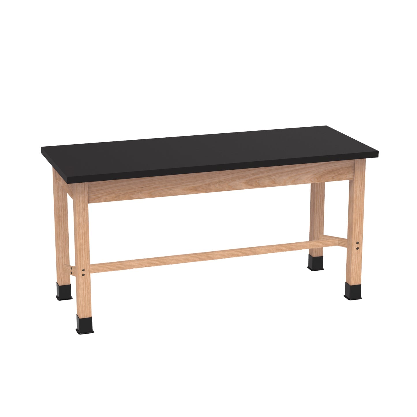 Diversified Woodcrafts Science Table - Plain Apron - 48" W x 36" D - Solid Wood Frame and Adjustable Glides - SchoolOutlet