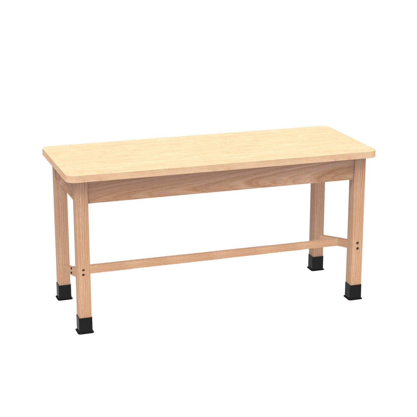 Diversified Woodcrafts Science Table - Plain Apron - 48" W x 36" D - Solid Wood Frame and Adjustable Glides - SchoolOutlet