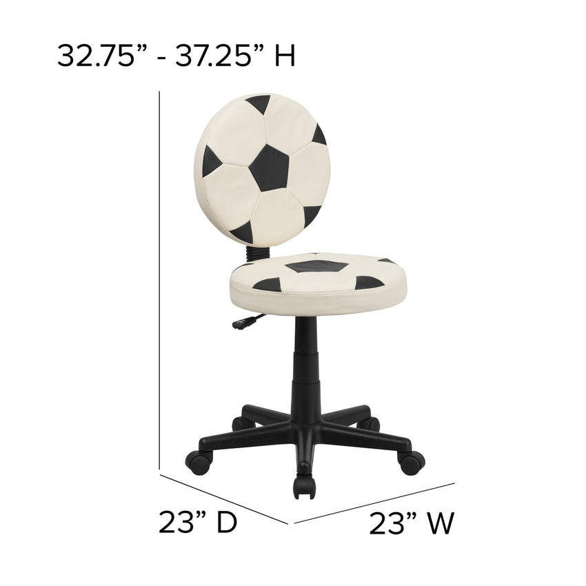 Billy Soccer Swivel Task Office Chair by Flash Furniture - SchoolOutlet