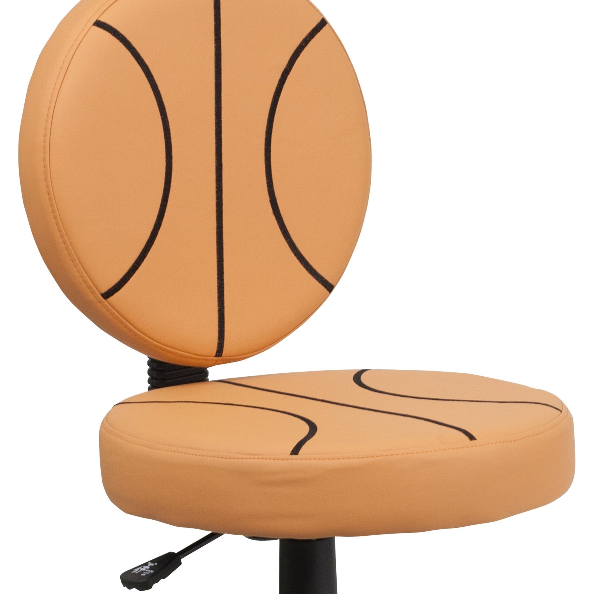 Brandon Basketball Swivel Task Office Chair by Flash Furniture - SchoolOutlet