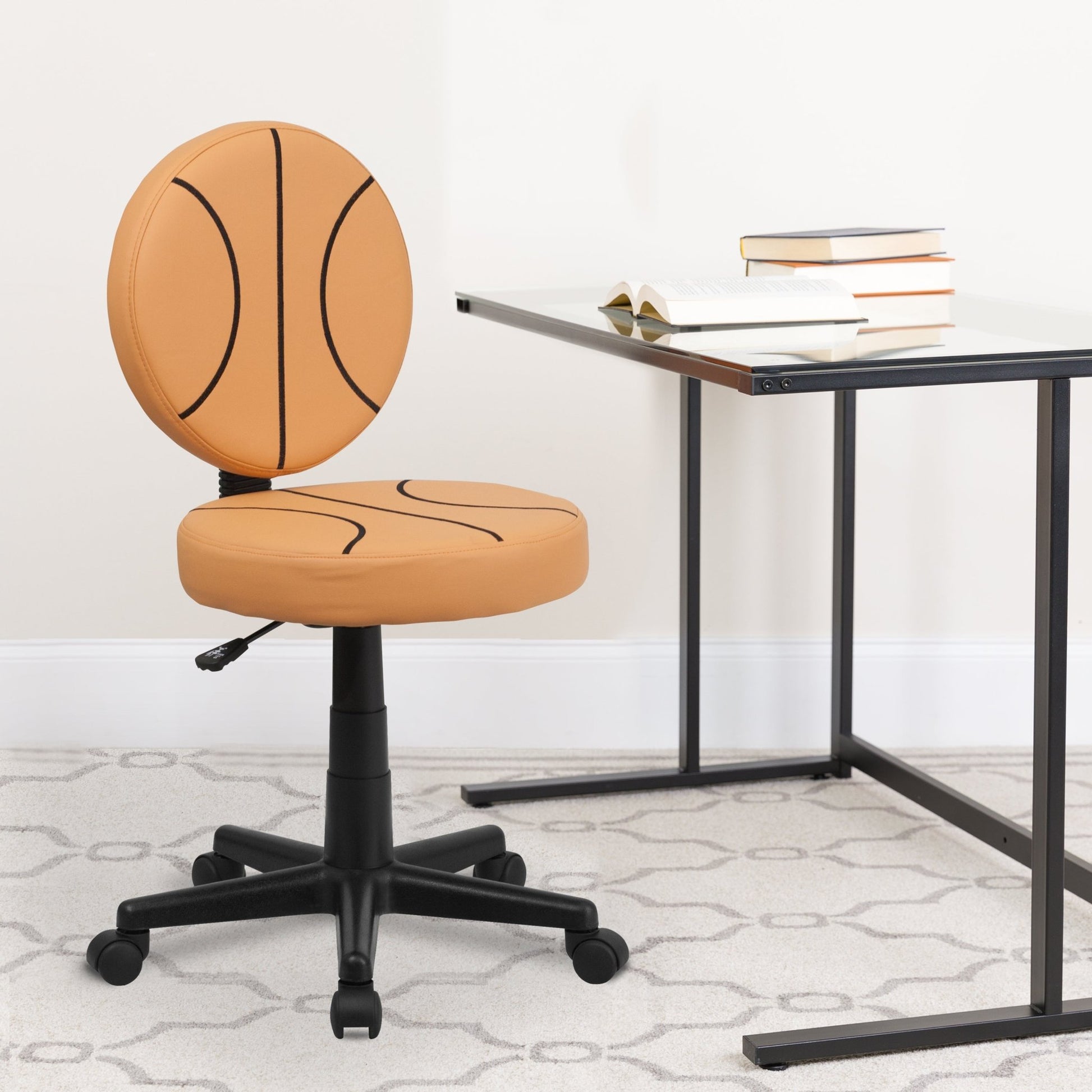 Brandon Basketball Swivel Task Office Chair by Flash Furniture - SchoolOutlet