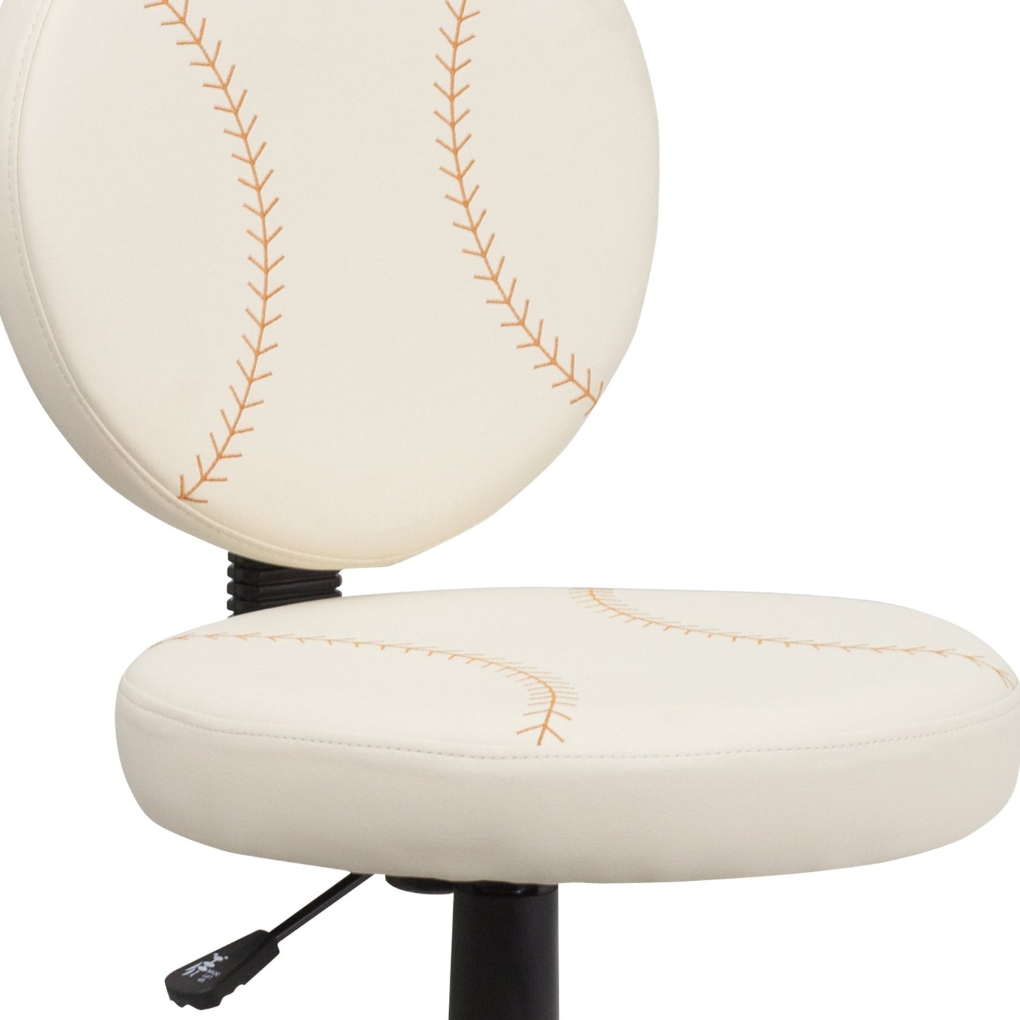 Jonathan Baseball Swivel Task Office Chair by Flash Furniture - SchoolOutlet