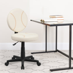 Jonathan Baseball Swivel Task Office Chair by Flash Furniture