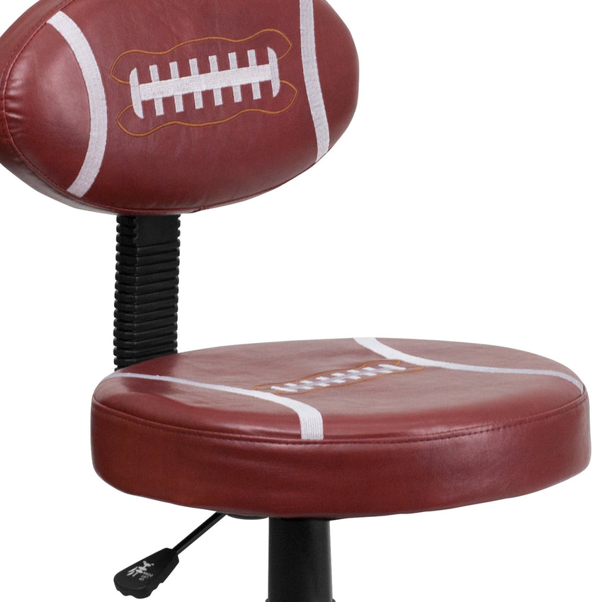 Preston Football Swivel Task Office Chair by Flash Furniture - SchoolOutlet