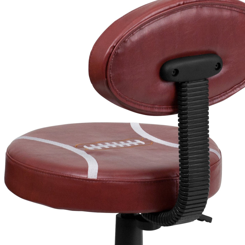 Preston Football Swivel Task Office Chair by Flash Furniture - SchoolOutlet