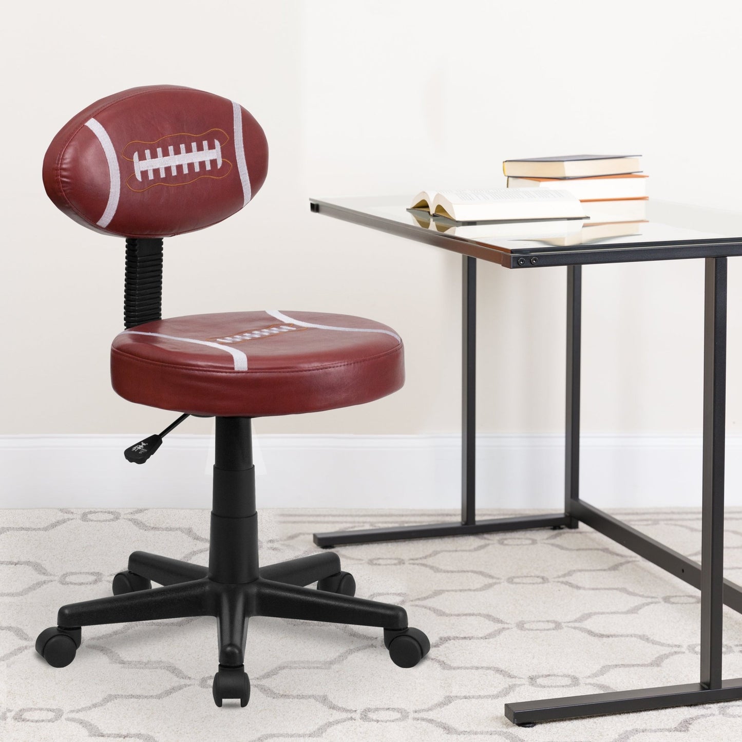 Preston Football Swivel Task Office Chair by Flash Furniture - SchoolOutlet