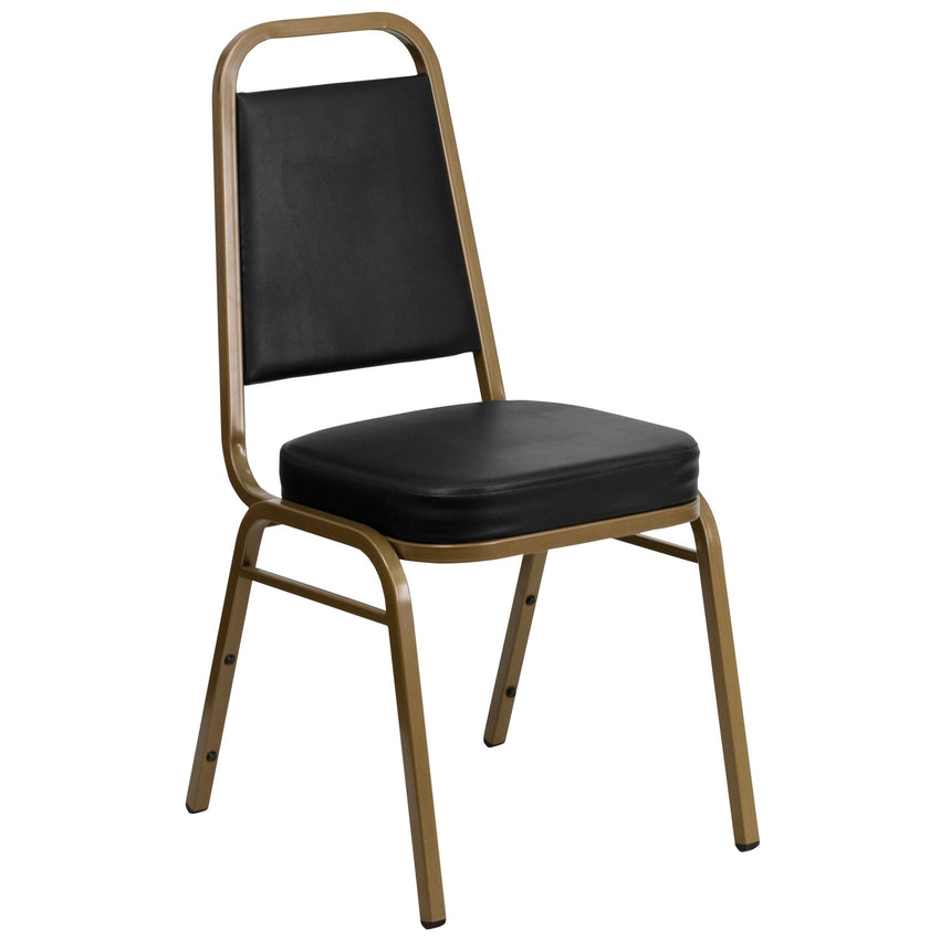 HERCULES Series Trapezoidal Back Stacking Banquet Chair with 2.5" Thick Seat and Metal Frame by Flash Furniture - SchoolOutlet