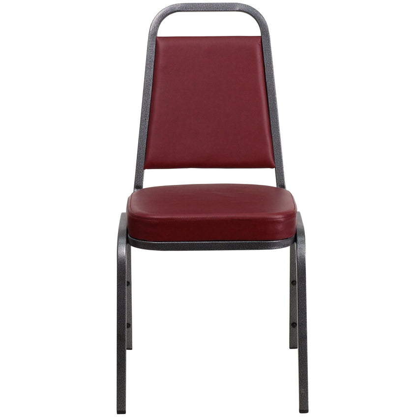 HERCULES Series Trapezoidal Back Stacking Banquet Chair with 2.5" Thick Seat and Metal Frame by Flash Furniture - SchoolOutlet