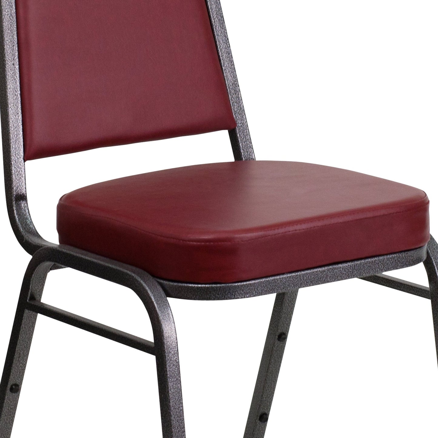 HERCULES Series Trapezoidal Back Stacking Banquet Chair with 2.5" Thick Seat and Metal Frame by Flash Furniture - SchoolOutlet