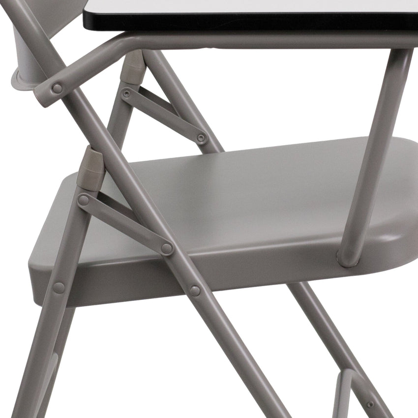 Ralph Premium Steel Folding Chair with Right Handed Tablet Arm by Flash Furniture - SchoolOutlet