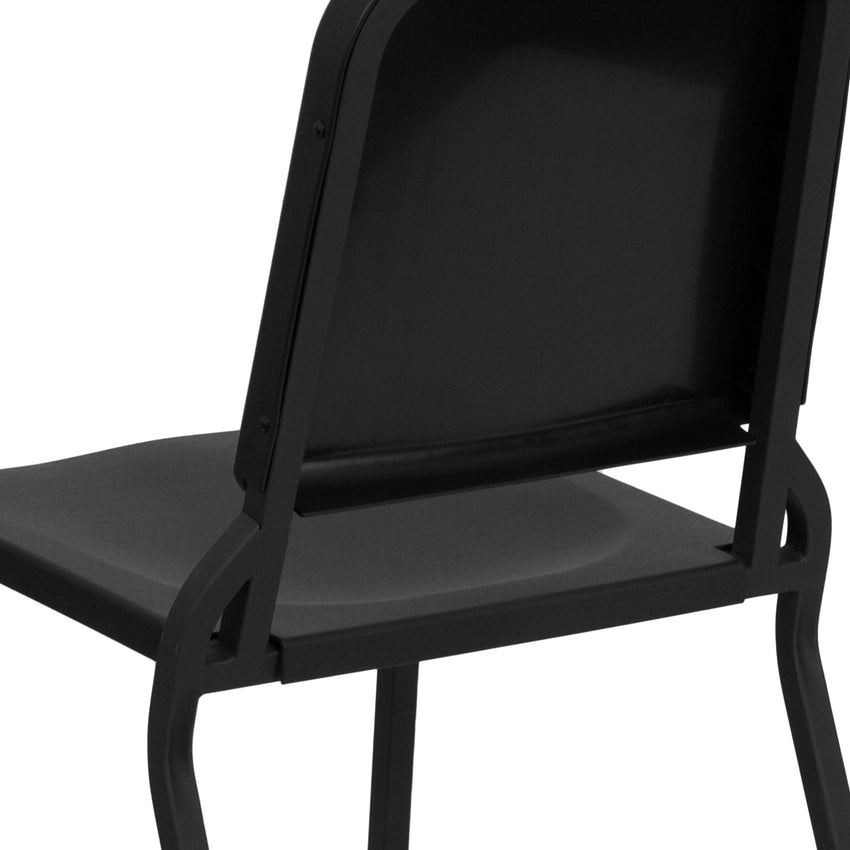 HERCULES Series Black High Density Stackable Melody Band/Music Chair by Flash Furniture - SchoolOutlet