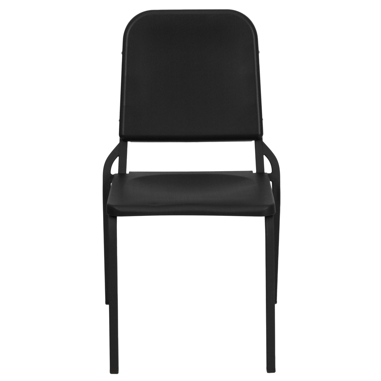 HERCULES Series Black High Density Stackable Melody Band/Music Chair by Flash Furniture - SchoolOutlet