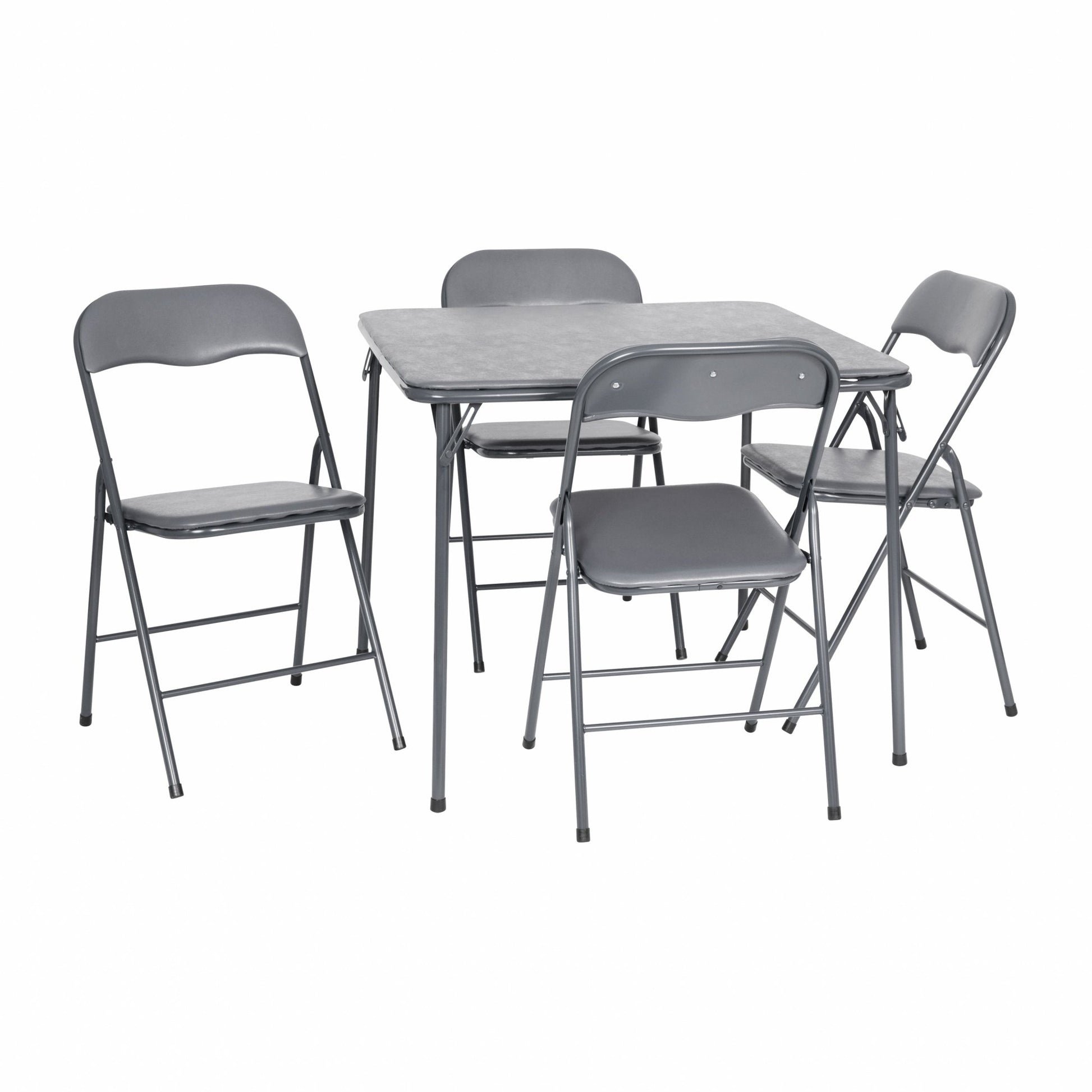 Madison 5 Piece Folding Card Table and Chair Set by Flash Furniture - SchoolOutlet