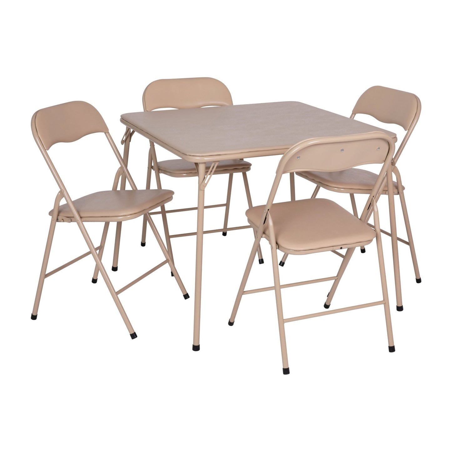 Madison 5 Piece Folding Card Table and Chair Set by Flash Furniture - SchoolOutlet