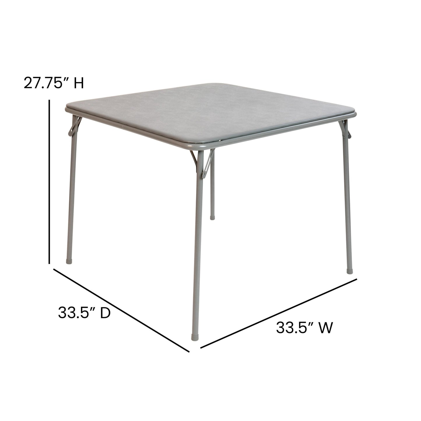 Madelyn Folding Card Table - Lightweight Portable Folding Table with Collapsible Legs by Flash Furniture - SchoolOutlet