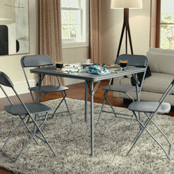 Madelyn Folding Card Table - Lightweight Portable Folding Table with Collapsible Legs by Flash Furniture