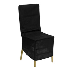 Bella Black Fabric Chiavari Chair Storage Cover by Flash Furniture