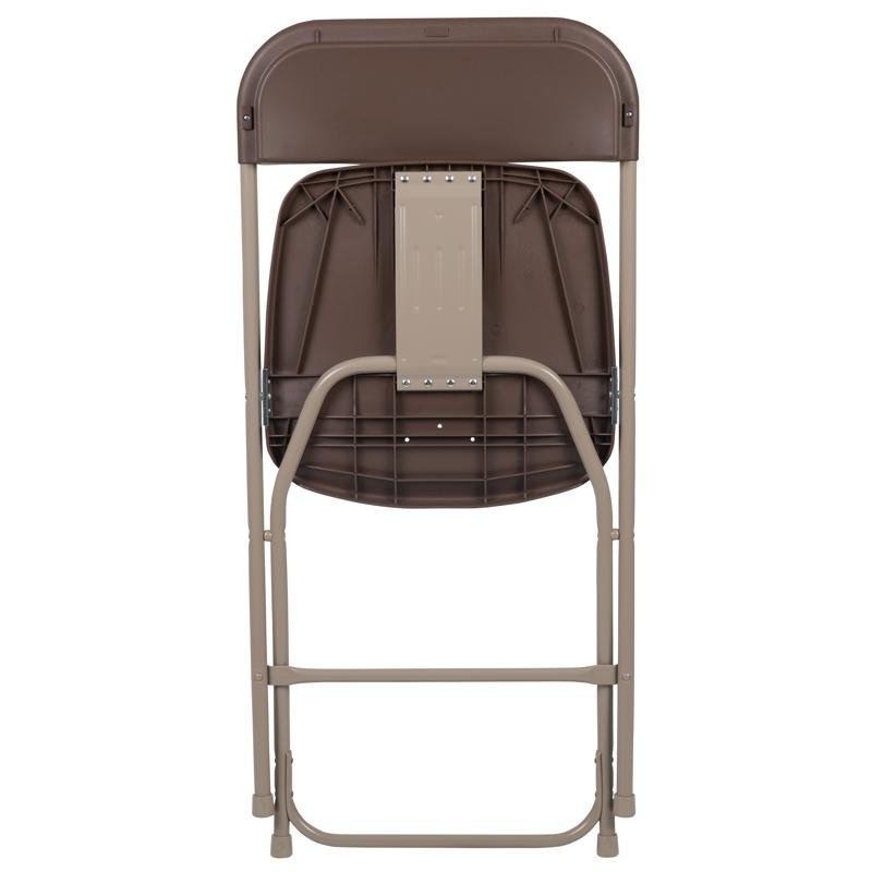 Flash Furniture HERCULES Series 650 lb. Capacity Comfortable Event Premium Plastic Folding Chair (FLA-LE-L-3-GG) - SchoolOutlet